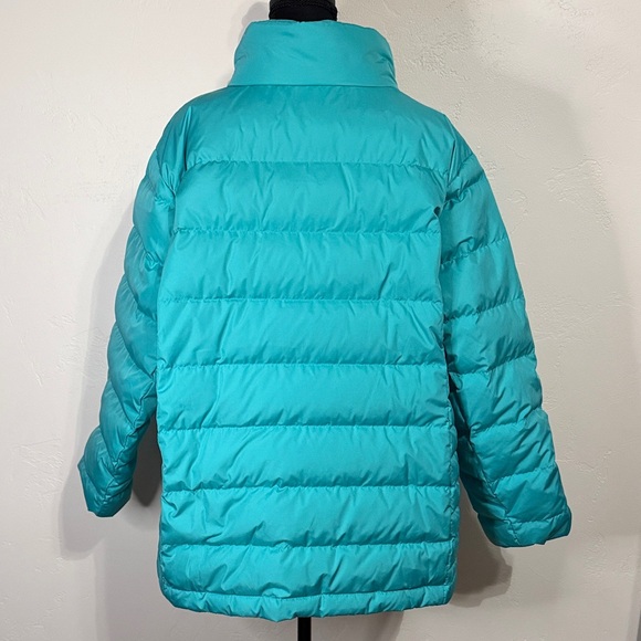 Lands' End Turquoise Puffer Jacket - Picture 6 of 9